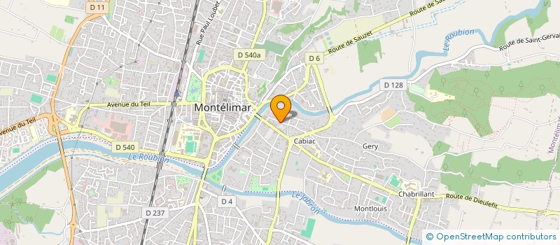 localisation de l'entreprise MONSIEUR RUMAN SHAH  MONTELIMAR