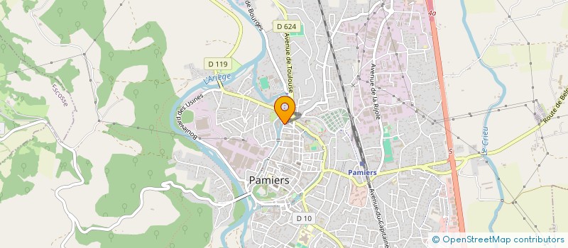localisation de l'entreprise MONSIEUR RUMEL AHMED à PAMIERS