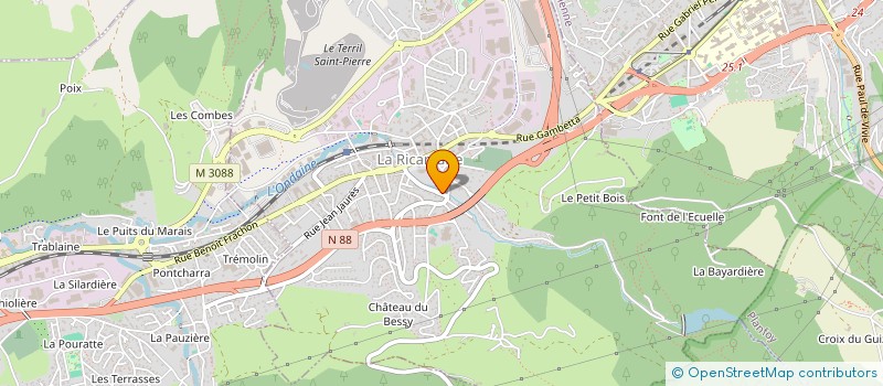 localisation de l'entreprise MONSIEUR RUMEN IVANOV  LA RICAMARIE