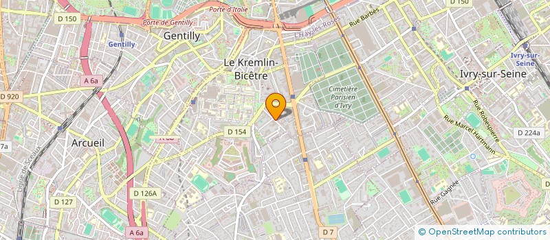 localisation de l'entreprise MONSIEUR RUOHAN JIN  LE KREMLIN-BICETRE