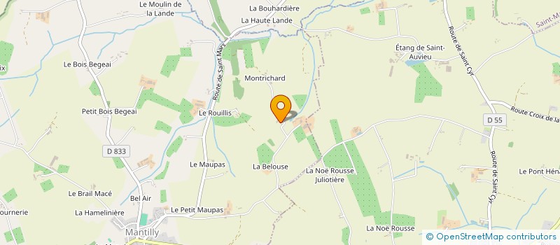 localisation de l'entreprise MONSIEUR RUPERT WHITELEY à MANTILLY