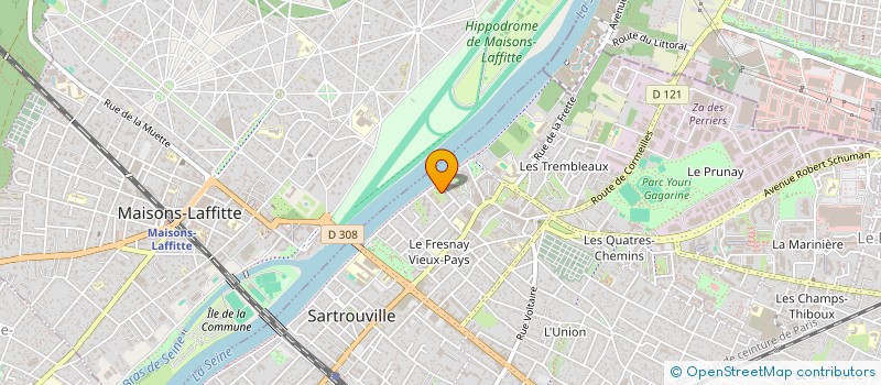 localisation de l'entreprise MONSIEUR RUPOM DAS  SARTROUVILLE