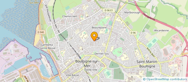 localisation de l'entreprise MONSIEUR RURIJ LILLER  BOULOGNE-SUR-MER