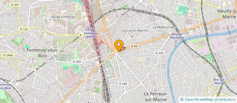 localisation de l'entreprise MONSIEUR RURIO EMILIANO LIMA  LE PERREUX-SUR-MARNE