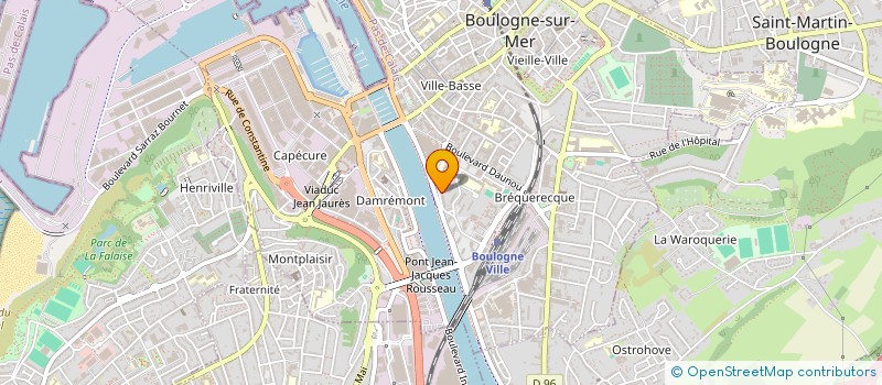 localisation de l'entreprise MONSIEUR RUSALIN CIRPACI  BOULOGNE-SUR-MER