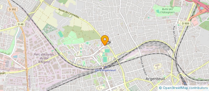 localisation de l'entreprise MONSIEUR RUSLAN ANTON  ARGENTEUIL