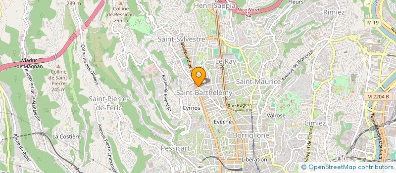 localisation de l'entreprise MONSIEUR RUSLAN FRECAUTANU à NICE