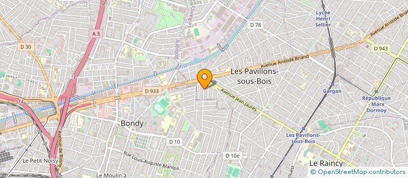 localisation de l'entreprise MONSIEUR RUSLAN GUMA  LES PAVILLONS-SOUS-BOIS