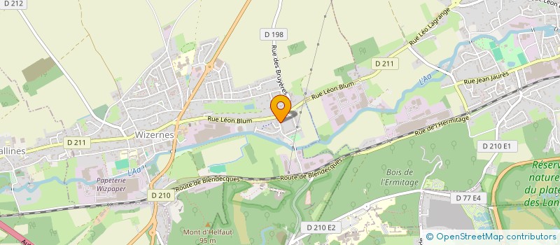 localisation de l'entreprise MONSIEUR RUSLAN GUMENIUK  WIZERNES