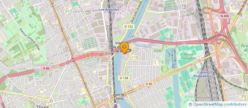 localisation de l'entreprise MONSIEUR RUSLAN OANCEA  CHOISY-LE-ROI