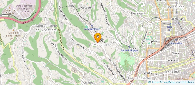 localisation de l'entreprise MONSIEUR RUSLAN RIZVANOV à NICE