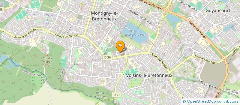 localisation de l'entreprise MONSIEUR RUSLAN STAROVOIT  VOISINS-LE-BRETONNEUX