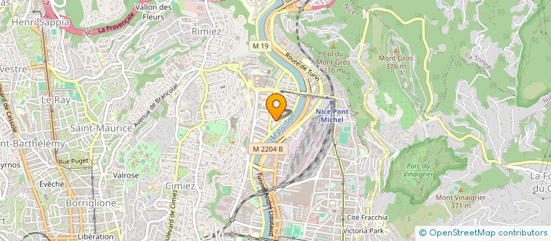 localisation de l'entreprise MONSIEUR RUSLANA BITCA  NICE