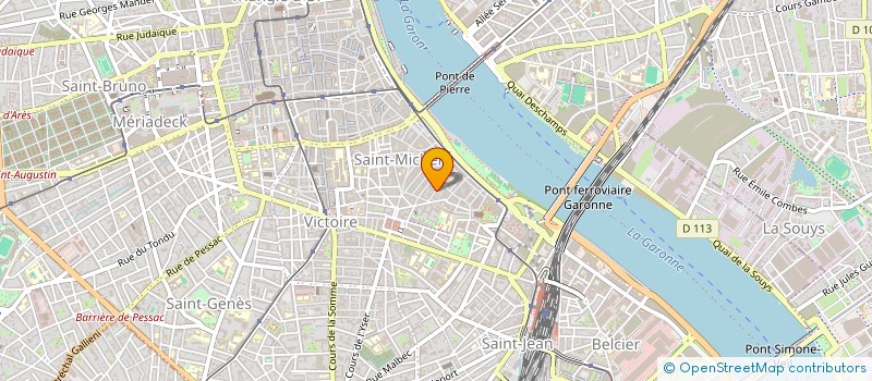 localisation de l'entreprise MONSIEUR RUSLANI NARSIA  BORDEAUX