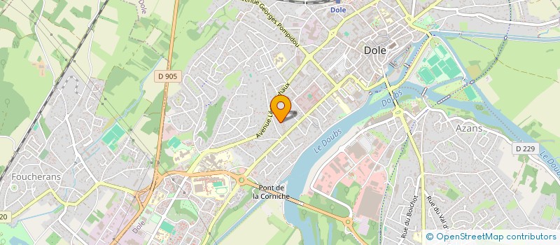 localisation de l'entreprise MONSIEUR RUSMIR DURAKOVIC à DOLE