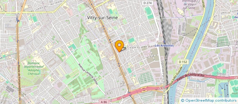 localisation de l'entreprise MONSIEUR RUSS ALCENDOR à VITRY-SUR-SEINE