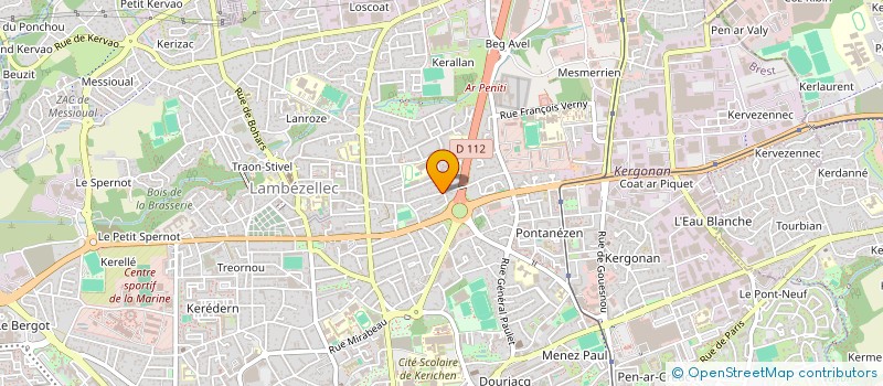 localisation de l'entreprise MONSIEUR RUSSEL MAURER à BREST