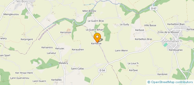 localisation de l'entreprise MONSIEUR RUSSEL PEGRUM à POMMERIT-LE-VICOMTE