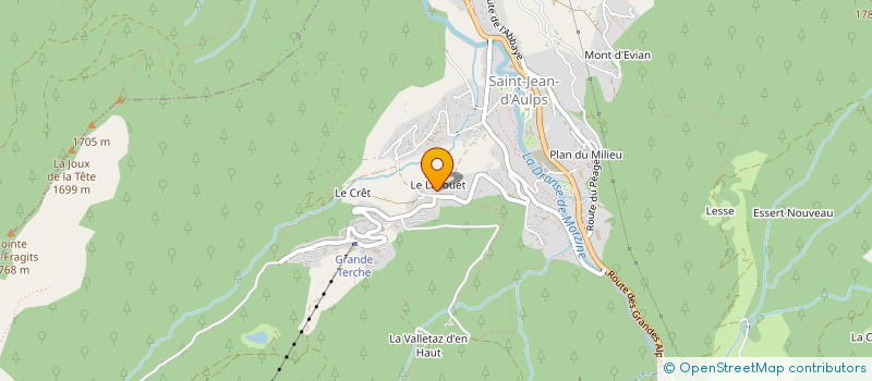 localisation de l'entreprise MONSIEUR RUSSEL TAYLOR  SAINT-JEAN-D AULPS