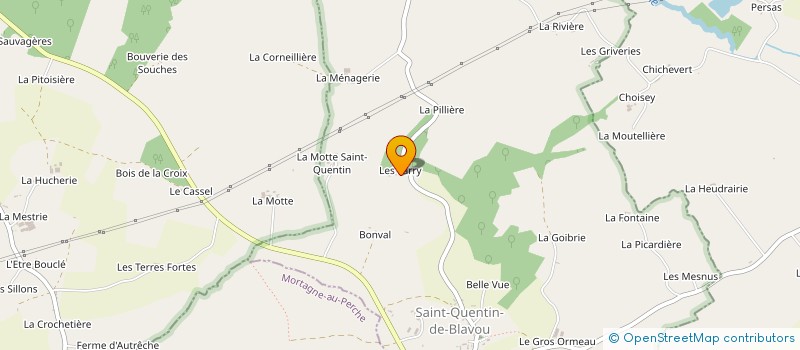 localisation de l'entreprise MONSIEUR RUSSELL JAGGER à SAINT-QUENTIN-DE-BLAVOU
