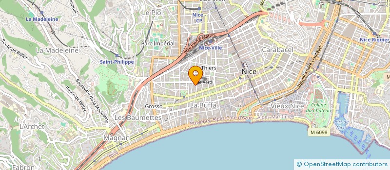 localisation de l'entreprise MONSIEUR RUSTAM HUDOINAZAROV à NICE
