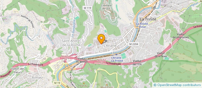 localisation de l'entreprise MONSIEUR RUSTAM TAZBIEV  NICE