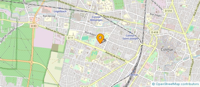 localisation de l'entreprise MONSIEUR RUSTEM ALINCAK  COLMAR