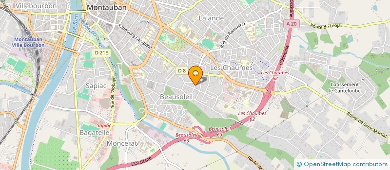 localisation de l'entreprise MONSIEUR RUSTEM SELVI  MONTAUBAN