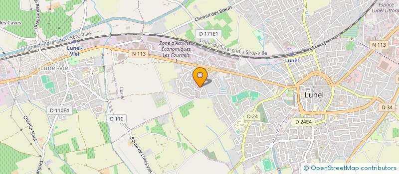 localisation de l'entreprise MONSIEUR RUUD SAMY  LUNEL