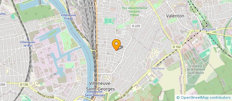 localisation de l'entreprise MONSIEUR RUVIM CRECIUN  VILLENEUVE-SAINT-GEORGES