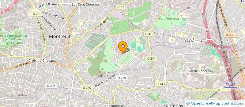 localisation de l'entreprise MONSIEUR RUWAN MALLAWA ARACHCHIGE à MONTREUIL