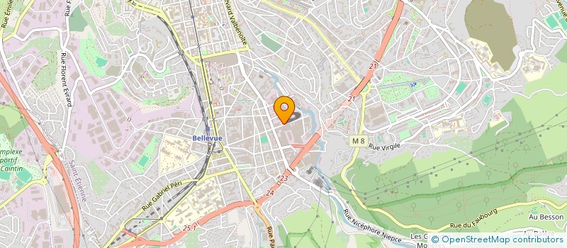 localisation de l'entreprise MONSIEUR RUXUAN WANG à SAINT-ETIENNE