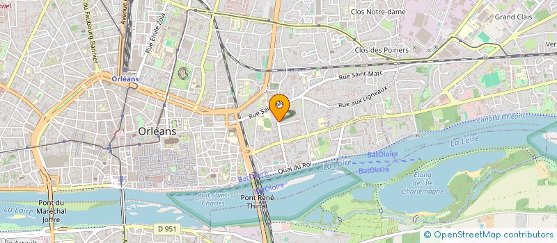localisation de l'entreprise MONSIEUR RUZEL AHMED  ORLEANS