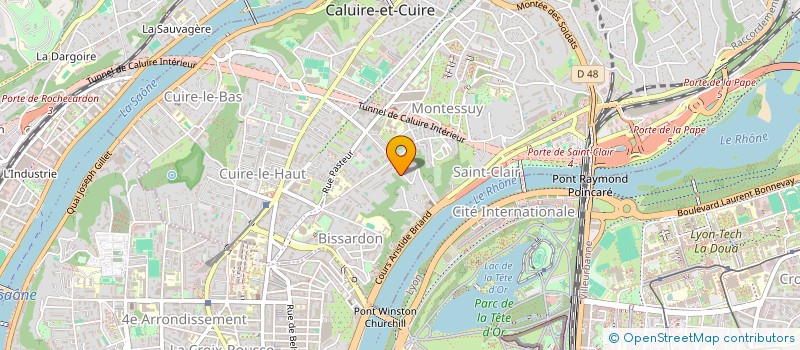 localisation de l'entreprise MONSIEUR RUZHDI AHMETI à CALUIRE-ET-CUIRE