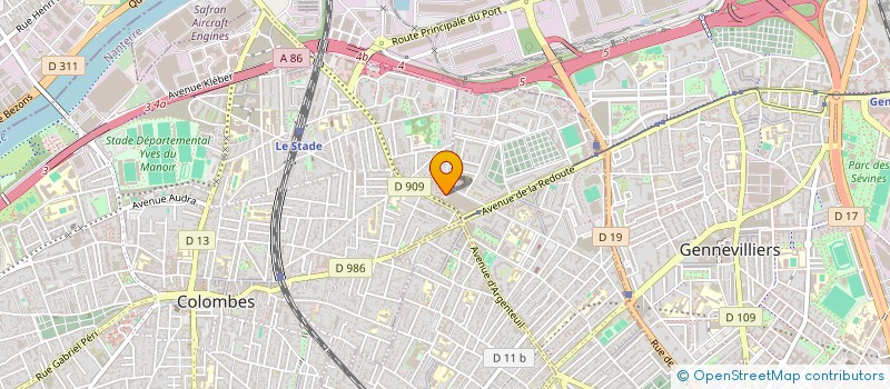 localisation de l'entreprise MONSIEUR RUZI KHAN AHMADZAI à COLOMBES