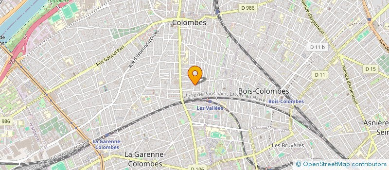 localisation de l'entreprise MONSIEUR RUZIMBDY ATAMURATOV à COLOMBES