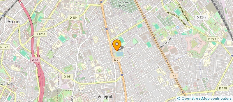 localisation de l'entreprise MONSIEUR RYAD ABKAR à VILLEJUIF