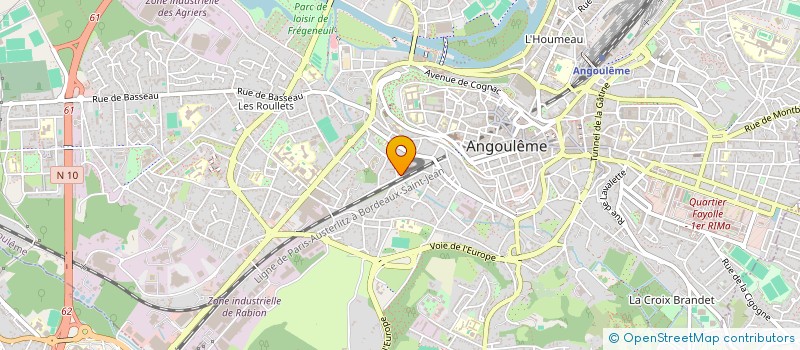 localisation de l'entreprise MONSIEUR RYAD AMOR à ANGOULEME
