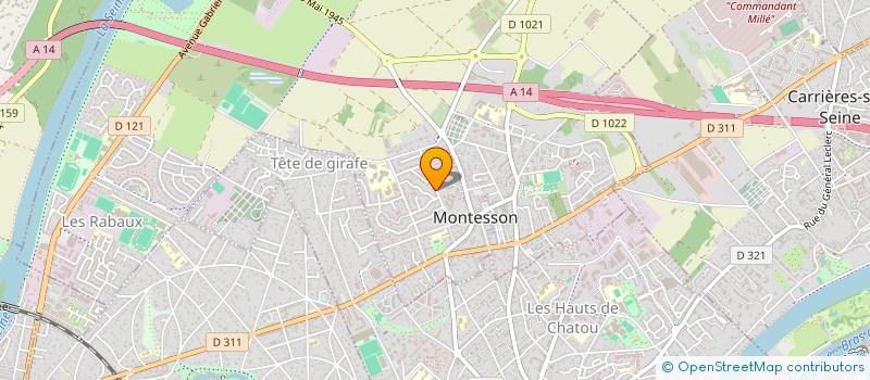 localisation de l'entreprise MONSIEUR RYAD BACHIRI  MONTESSON