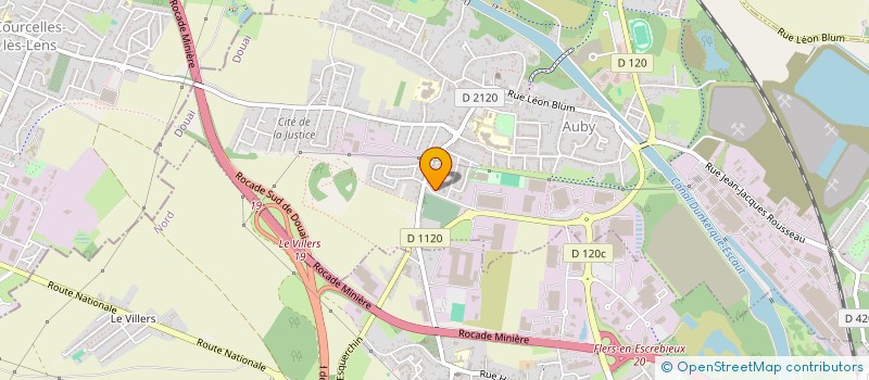 localisation de l'entreprise MONSIEUR RYAD BELATTAR  AUBY