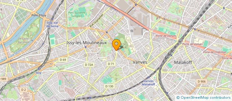 localisation de l'entreprise MONSIEUR RYAD BENADEL  VANVES