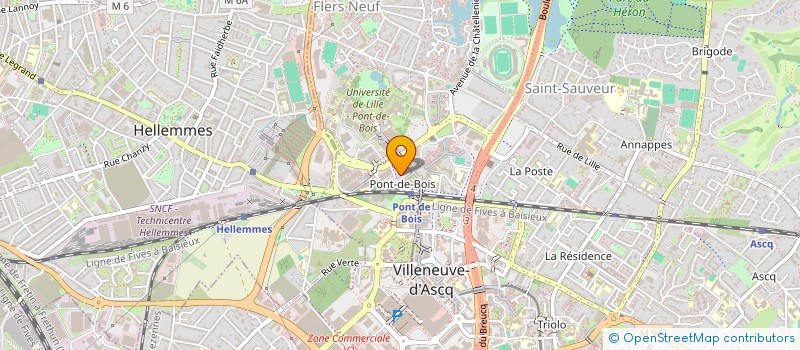 localisation de l'entreprise MONSIEUR RYAD BENHAMMADI  VILLENEUVE-D'ASCQ