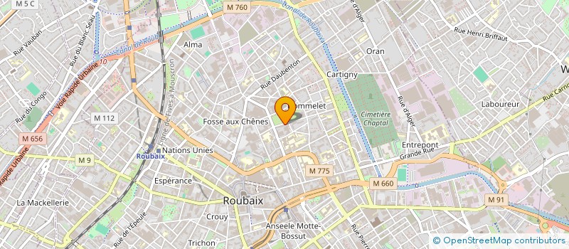 localisation de l'entreprise MONSIEUR RYAD BENKHERIF  ROUBAIX