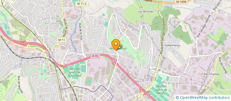 localisation de l'entreprise MONSIEUR RYAD BENMESSAOUD  SAINT-ETIENNE