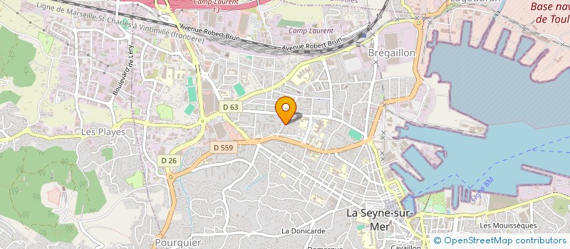 localisation de l'entreprise MONSIEUR RYAD BOULKOUT à LA SEYNE-SUR-MER