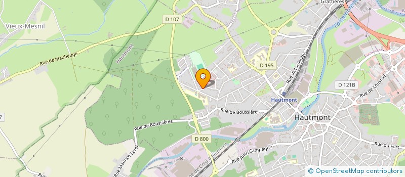 localisation de l'entreprise MONSIEUR RYAD CHIBI  HAUTMONT