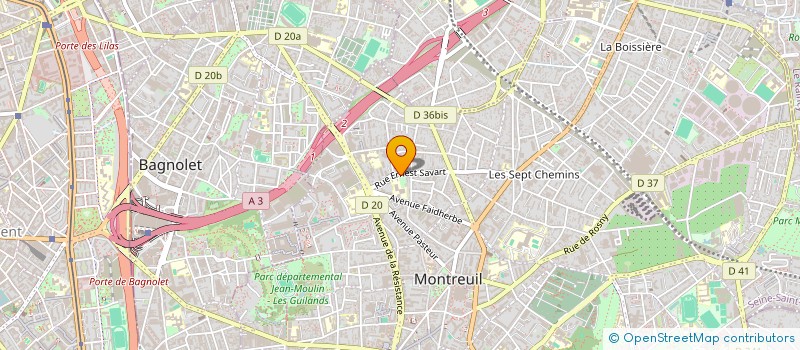 localisation de l'entreprise MONSIEUR RYAD KAMALO à MONTREUIL