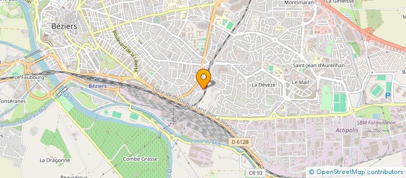 localisation de l'entreprise MONSIEUR RYAD KARDOUCH  BEZIERS