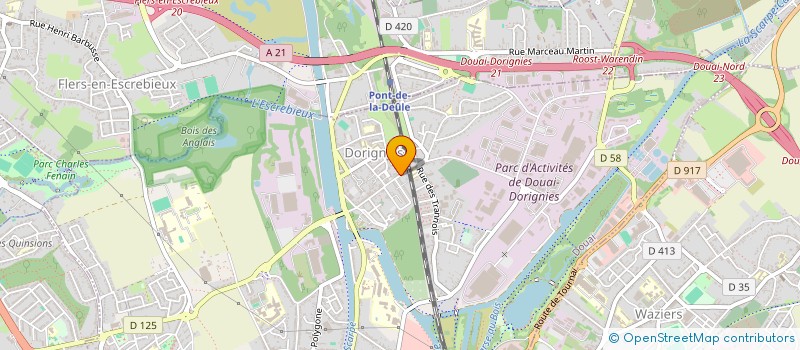 localisation de l'entreprise MONSIEUR RYAD LEDUC  DOUAI