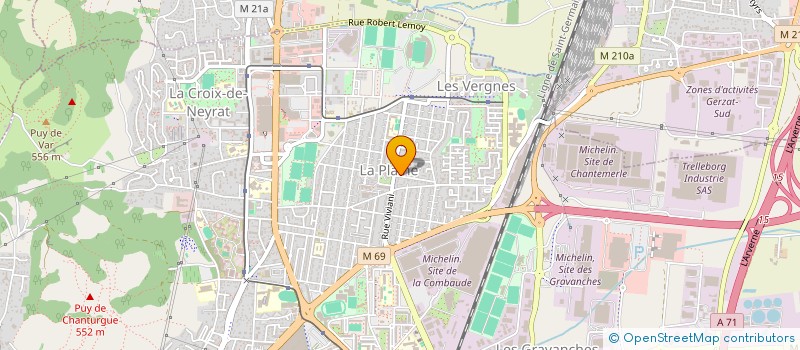 localisation de l'entreprise MONSIEUR RYAD LOUNICI  CLERMONT-FERRAND